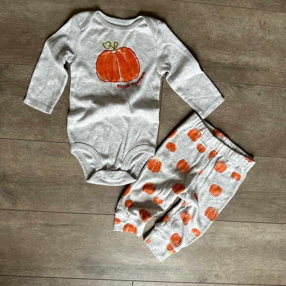 Baby Boy 3-6 Months Fall First Halloween Pumpkin Bundle EUCm - Picture 5 of 14